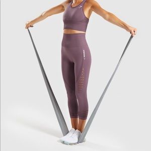 Gymshark Energy Seamless Set in purple size medium